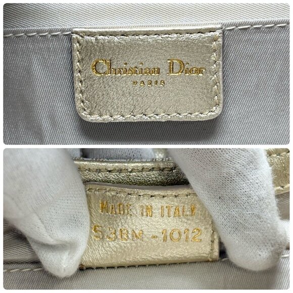 Christian Dior Vintage 2002 Trotter Monogram Chain Mini Bag Pchette [106217] - Picture 16 of 16